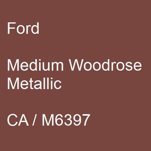 Ford, Medium Woodrose Metallic, CA / M6397.